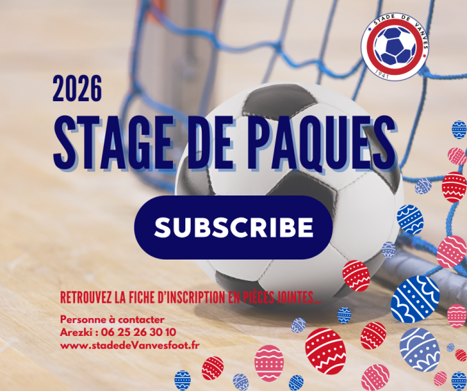 Stage des Vacances de Pâques